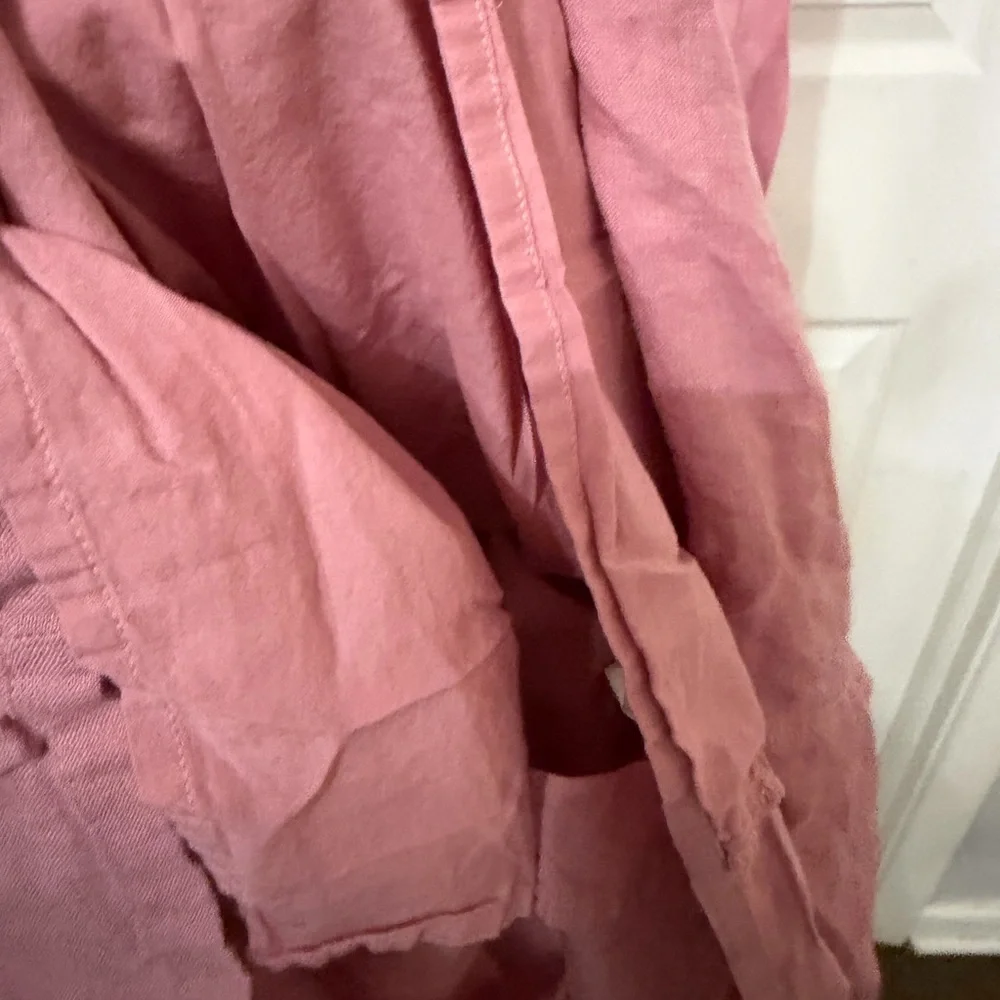 Quince Blush Pink Sleeveless Midi Dress - Picture 7 of 9